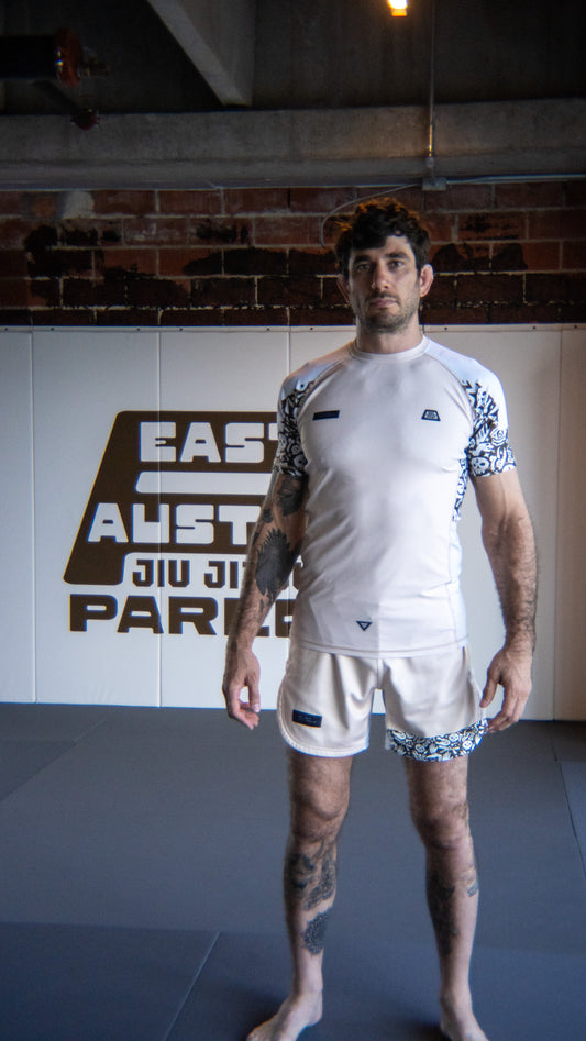 Cream Rash Guard X VHTS