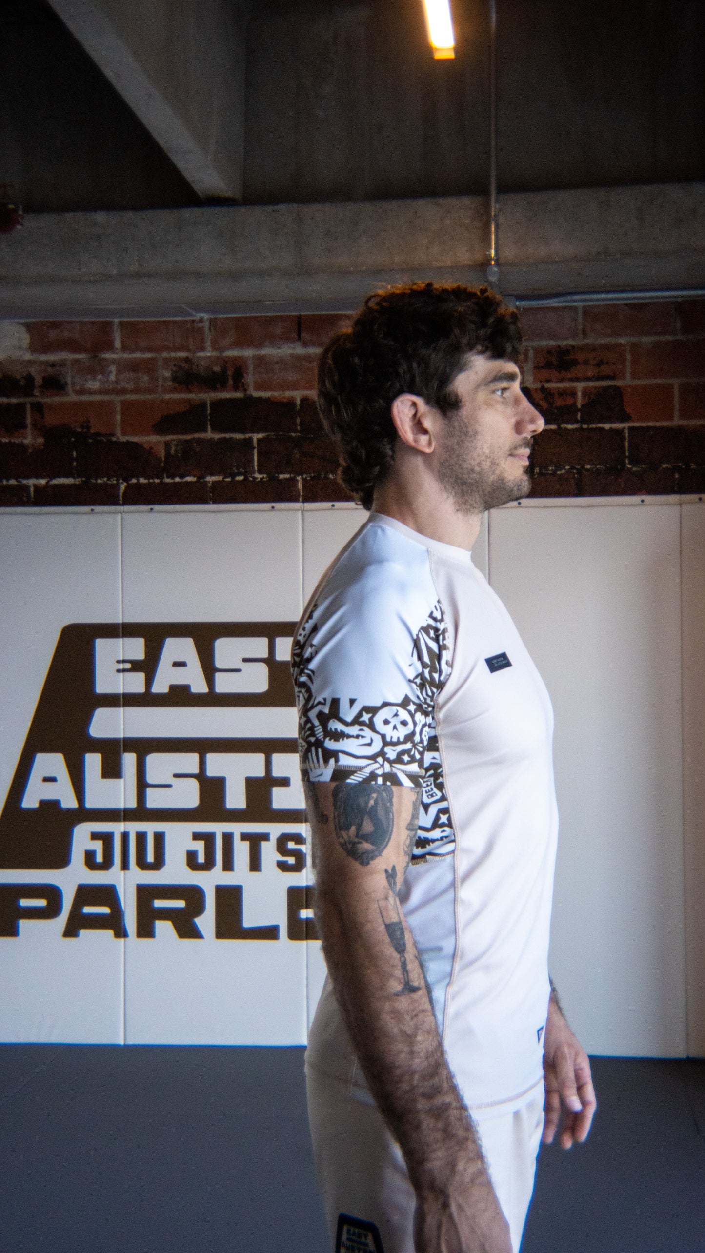 Cream Rash Guard X VHTS