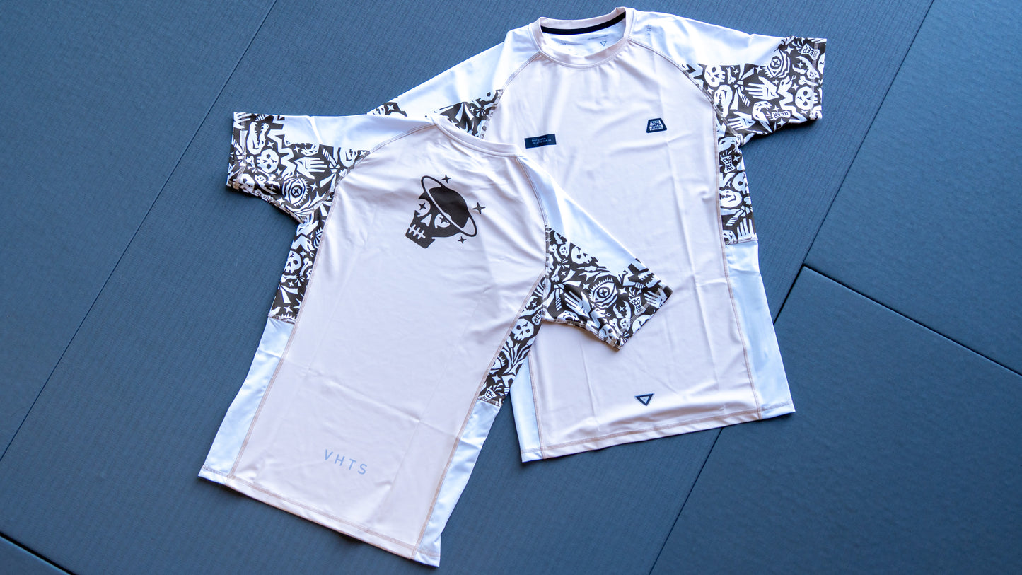 Cream Rash Guard X VHTS