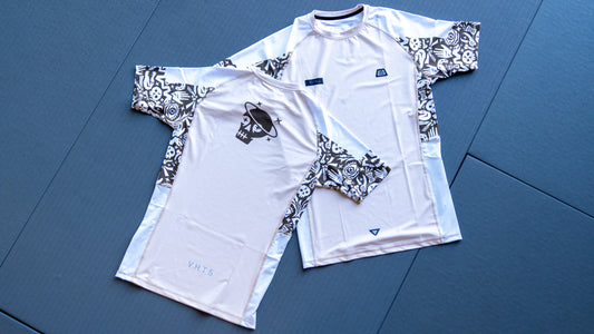 Cream Rash Guard X VHTS